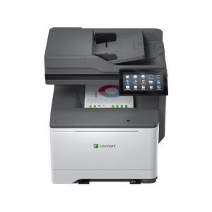 Multifunctional laser color Lexmark CX635adwe, A4, Imprimare/Scanare/Copiere/fax analog, Grup de lucru mediu, Lexmark e-Task Ecran tactil color de 7 inci (17,8 cm), 200-Sheet Output Bin, Unitate duplex integrată, Single sheet multipurpose feeder,