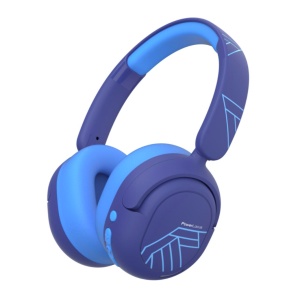 PowerLocus Casti pentru copii wireless Lion Kids Blue - Img 2