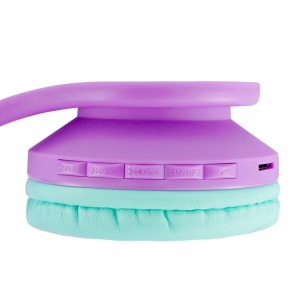 PowerLocus Casti pentru copii, Wireless, P1 Teal Purple - Img 5