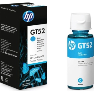 Rezerva cerneala HP M0H54AE, GT52, Culoare: Cyan, Capacitate: 70ml/8k pagini, Compatibilitate: HP 5820, 5810, HP 100 SERIES, HP 300 SERIES, HP 500 SERIES, HP 600 SERIES, HP 720 ALL IN ONE