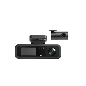 Set 2 camere 70mai Dash Cam 2K T400 cu 3 obiective (fata 2K, interior 1080P) + spate RC21 Full HD, GPS, HDR
