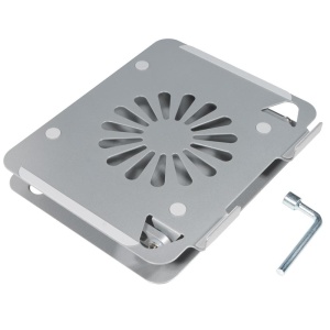 Stand Notebook Spacer 15.6″, pliabil si ajustabil,inalta laptop pana la 15cm, gri - Img 2
