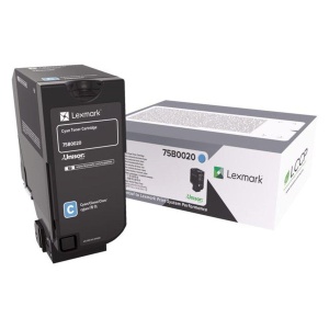 Toner Lexmark 75B0020 , cyan, 10 k, CX727DE, CS727DE, CS728DE