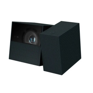 Videoproiector Portabil SMART TCL PlayCube, 1080p Full HD, Google TV. 750 Lumeni, Real-time focus, WiFi, Bluetooth, 5W Dolby Audio, baterie 66Wh