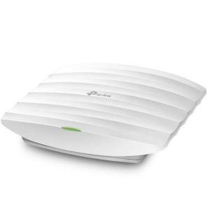 "AC1350 Ceiling Mount Dual-Band Wi-Fi Access Point PORT: 1× Gigabit RJ45 Port SPEED: 450 Mbps at 2.4 GHz + 867 Mbps at 5 GHz FEATURE: 802.3af PoE and Passive PoE (Power Adapter is not included), 3× Internal Antennas, Mesh, Seamless Roaming, MU-MIMO, Band - Img 2
