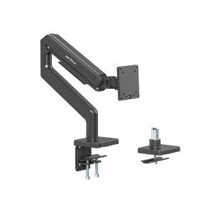 Brat monitor Serioux, tehnologie arc, compatiibilate ecran 17"-49", greutate maxima suportata (per ecran) 2~20kg ,VESA:75x75,100x100, interval inclinare +50°~-20°, interval pivotare +90°~-90° - Img 4