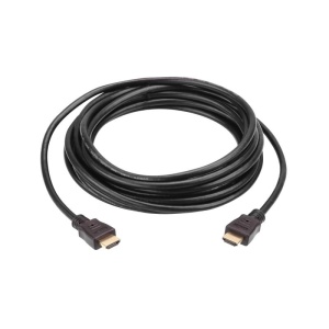 Cablu ATEN 2L-7D10H. Lungime cablu: 10 m, Conector 1: HDMI Tip A (Standard), Conector 1 gen: Tată, Conector 2: HDMI Tip A (Standard), Conector 2 genuri: Tată, Placare contacte conectori: De aur, 3D, Rezoluţia maximă: 4096 x 2160 Pixel, Culoarea