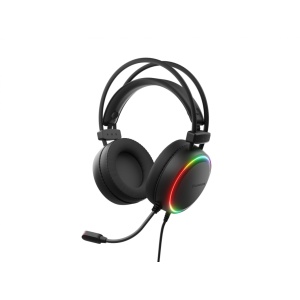 Casti gaming cu fir Genesis Neon 613 G2, sunet stereo, microfon, impendanta 32 Ohm, frecventa raspuns 20 - 20.000 Hz, lungime cablu 220 cm, iluminare RGB, frecventa raspuns microfon 10 Hz - 10 KHz, sensibilitate -42dB, conectivitate 1x Jack 3.5 mm TRRS,