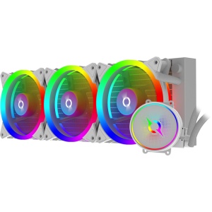 Cooler Procesor AQIRYS AQUARIUS 360 AIO, Lichid, 3 ventilatoare, aRGB