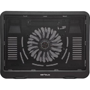 Cooling pad Serioux, SRXNCPN19, Dimensiuni: 330*250*27mm, Compatibilitate maxima laptop: 15.6 inch, Dimensiune ventilator: 125*125 *15mm, Nivel zgomot: 46dB, Flux aer: 20CFM, Tensiune alimentare: DC 5V, Viteza rotatie maxima: 1000 RPM, Greutate neta: - Img 2