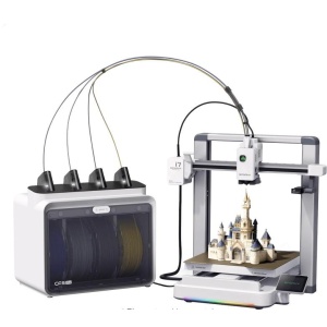 CREALITY SPARKX I7 COMBO FDM 3D PRINTER, Imprimanta 3D, Tehnologie FDM, Volum printare: 260 × 260 × 255 mm, Dimensiuni imprimanta: 470 × 423 × 456 mm, Viteza printare: ≤ 500 mm/s, Acuratete: 100±0.1 mm, Inaltime strat: 0.05-0.3 mm, Direct drive