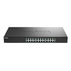 D-Link DMS-1024. Switch type: Unmanaged. Basic switching RJ-45 Ethernet ports type: 2.5G Ethernet (100/1000/2500), Basic switching RJ-45 Ethernet ports quantity: 24. MAC address table: 32000 entries, Switching capacity: 120 Gbit/s. Networking standards: