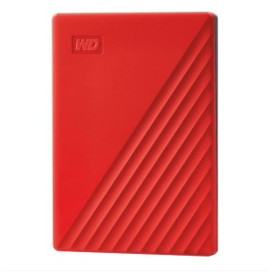 HDD Extern WD My Passport, 2TB, 2.5", Rosu, USB 3.2 - Img 1
