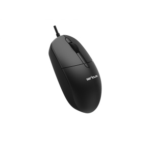 Kit Serioux cu fir, Tastatura: interfata USB, 104 taste, material ABS, US layout, lungime cablu 1.5m PVC, dimensiuni 440*159*25mm, negru, Mouse: interfata USB, 6 butoane, polling rate 125 Hz, rezolutie DPI 800-1200-1600DPI, lungime cablu 1.5m PVC, - Img 8