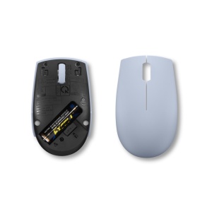 Lenovo 300 Wireless Compact Mouse Frost Blue, Tip: Standard, Rezolutie (dpi): 1000 dpi, Butoane/rotite, 3, Interfata mouse/ Tehnologie: Wireless, Interfata receiver, dongle USB 2.4GHz, Culoare: Albastru, Dimensiune (mm): 97.91 x 57.99 x 32.53 mm, - Img 6