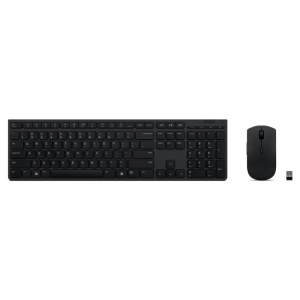Lenovo Professional Wireless Rechargeable Combo Keyboard and Mouse - Overview and Service Parts; Mouse Resolution: 3-level Adjustable (default at 2400, 1600, 800) ; Levels can be configured via Lenovo Go Central Software up to 4000;Scrolling: 4-way