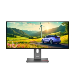 Lenovo ThinkVision P34WD-40. Display diagonal: 86.4 cm (34"), Display resolution: 3440 x 1440 pixels, HD type: Wide Quad HD, Display technology: LCD, Response time: 6 ms, Native aspect ratio: 21:9, Viewing angle, horizontal: 178°, Viewing angle,