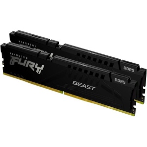 Memorie RAM Kingston DDR5 32GB 6000Mhz CL30 1.4V Dual Channel Kit Fury Beast Black XMP