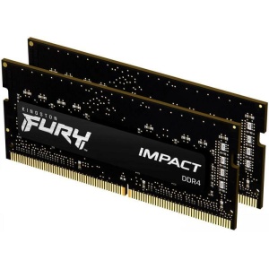 Memorie RAM notebook Kingston , 32GB, DDR4, 2666MHz, CL16, 1.2v, Dual Channel Kit FURY Impact
