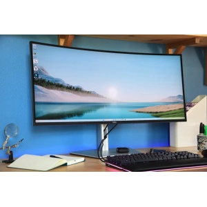 Monitor Dell 38'' U3824DW, Curved USB-C, 95.29 cm, 3840 x 1600, 60Hz - Img 1