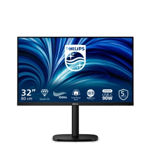 Monitor Philips 31.5" 32B2U3601/00, Diagonal (inch): 31.5, Diagonal (cm): 80, Aspect ratio: 16:9, Panel: IPS, Resolution: 2560x1440, Refresh Rate: 100Hz, Response time GtG: 4ms, Brightness (max): 350 cd/m², Contrast (static) : 1000:1, Contrast (dynamic):