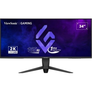 Monitor ViewSonic 34" VX3480-2K-PRO, Diagonal (inch): 34, Diagonal (cm): 86, Aspect ratio: 21:9, Panel: VA, Resolution: 3440x1440, Refresh Rate: 165Hz, Response time MPRT: 1ms, Brightness (max): 300 cd/m², Contrast (static) : 4000:1, Contrast (dynamic):