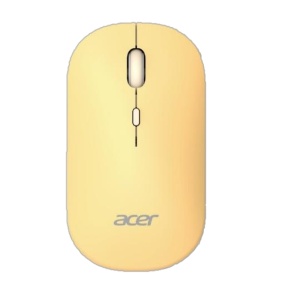 Mouse Wireless Acer AMR130, 1600 dpi, Galben