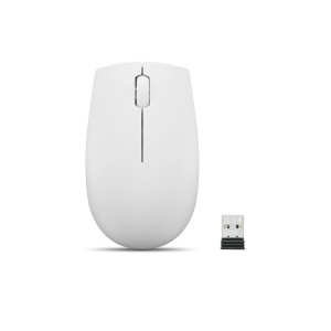 Mouse wireless Lenovo 300, Cloud Grey, Rezolutie (dpi): 1000 dpi, Butoane/rotite: 3, Interfata mouse: Wireless, Tehnologie: Wireless, Interfata receiver: dongle USB 2.4GHz, Dimensiune (mm): 97.91 x 57.99 x 32.53 mm, Greutate: 52g