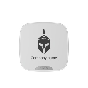 Placa frontala personalizabila, Ajax BrandPlate, alb