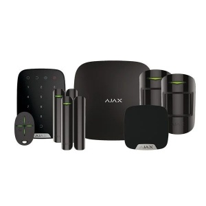 Sistem alarma wireless AJAX Home/Office (Tip B - HUB2 (4G)), negru