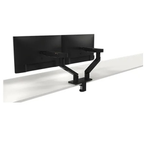 Suport Monitor de Birou Dual, Dell 482-BBDL, 19" - 38", VESA 100x100, suporta pana la 10kg, negru - Img 2