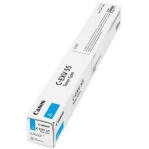 Toner Canon C-EXV55C, cyan, capacitate 18000 pagini, pentru IRAC256i3/356I3.