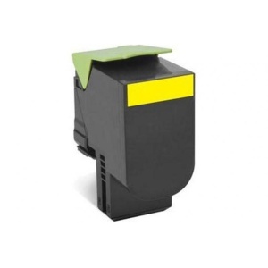 Toner Lexmark 80C2HYE, yellow, 3 k, CX410de , CX410de with 3 yearOnsite Service , CX410dte , CX410e , CX510de , CX510de Statoil ,CX510dhe , CX510dthe