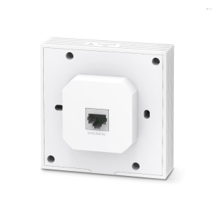 TP-Link Wireless Access Point EAP650-WALL, AX3000 Wireless Dual Band Indoor, 1× 10/100/1000 Mbps Ethernet Port, 1× 10/100/1000 Mbps Ethernet Port, Alimentator: 802.3af/at PoE, 2X antene interne, 5 GHz: Up to 2402 Mbps, 2.4 GHz: Up to 574 Mbps. - Img 3