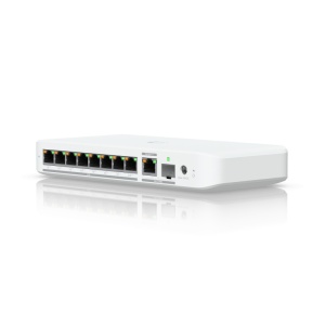 Ubiquiti USW-Flex-2.5G-8 POE , capacitate switch 60 Gbps, interfata (8) 2.5/1 GbE RJ45 ports, (1) 10G SFP+ or 10/5/2.5/1 GbE combination port, dimensiuni 212.9 x 99.4 x 33.5 mm