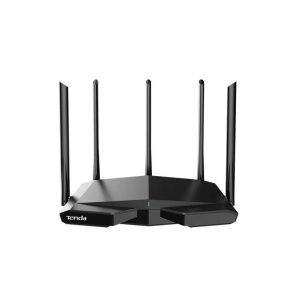 Wireless Router Tenda, RX27PRO; AXE5700, TRI-Band Gigabit Wi-Fi 6 Router, Standarde si protcoale: IEEE802.3, IEEE802.3u,IEEE802.3ab, interfata: 1*10/100/1000Mbps WAN port, 3*10/100/1000Mbps LAN ports, 5 x Antene externe, Dimensiuni: 261*168*60mm, Viteza - Img 2