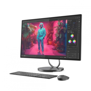 All-in-One Consumer Lenovo Yoga AIO 32ILL10 cu procesor Intel Core Ultra 7 258V pana la 4.8GHz, 31.5", UHD, IPS, 32GB LPDDR5X, NVIDIA RTX 4050, Windows 11 Pro, Gray, 3 ani garantie - Img 11