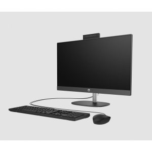 All-in-One HP ProOne 240 G10 23.8 inch Non-Touch IPS FHD cu procesor Intel Core i3-N300, video Integrat Intel Iris Xe Graphics, RAM 8GB, SSD 256GB, Fixed Stand, HP 125 White Wired Keyboard, HP 125 White Wired Mouse,, Shell White, greutate 5.37 Kg, Free - Img 2
