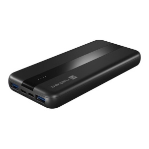 Baterie externa Natec, capacitate 10000 mAh, 3 porturi USB, baterie Li- Polymer, negru - Img 3