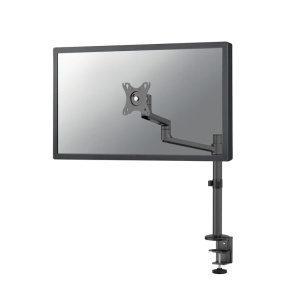 Brat monitor Neomounts DS60-425BL1; pentru display-uri cu diagonale 17"-27", sistem de prindere VESA 75x75~100x100, greutate maxima suportata 8kg, tilt +90°, -30°, swivel +90°, -90°, rotate +360°, distanta fata de perete 128-459mm; inaltime reglabila