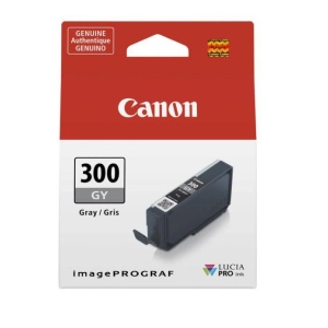 Cartus cerneala Canon PFI300GY, Grey, capacitate 14.4ml, pentru Canon imagePROGRAF PRO-300.