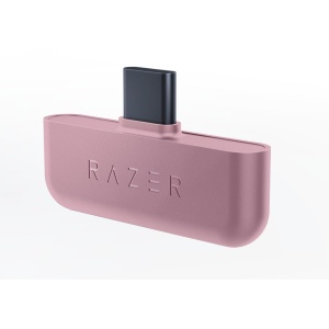 Casti cu microfon Razer Barracuda X - Quartz (2022) wireless, Wireless Multi-platform Gaming and Mobile Headset, USB-C, 20 Hz – 20 kHz, 32ohm, 96db, driver 40mm, roz - Img 4
