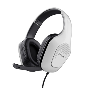 Casti gaming Trust GXT 415PS ZIROX, lungime cablu 120cm, frecventa raspuns 20 Hz, 20.000 Hz, interfata 3.5mm, sunet stereo, alb