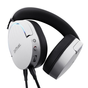 Casti gaming TrustGXT 490P Fayzo cu fir, interfata USB 2.0, frecventa de raspuns 20 Hz - 20.000 Hz, sensivitate 100 dB, alb - Img 3