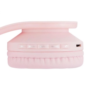 Casti pentru copii wireless PowerLocus P1 roz - Img 3