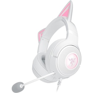 Casti Razer Kraken Kitty V2 USB-A, snesibilitate 92.5 dB SPL / mW @ 1kHz si sensibilitate microfon 42 dBV / Pa, alb - Img 3