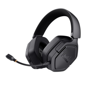 Casti wireless Trust GXT 493PS Carus, frecventa raspuns 20 Hz, 20.000 Hz, nivel sunet 103dB, sunet stereo, microfon inclus, compatibile cu PS4, PS5, Nintendo Switch, negru