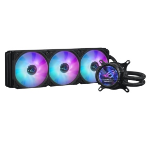 Cooler CPU ASUS ROG Strix LC III 360 ARGB LCD BLACK 3x Fan Slots 120mm, Speed: 800-2200 RPM, 36dB, Intel: LGA 1700, 1200, 115x, AMD: AM5,AM4