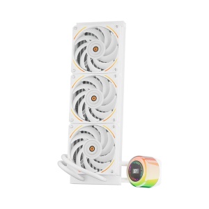 Cooler Procesor 1stPlayer CC-360-wh, display, aRGB, compatibil AMD/Intel, alb - Img 2