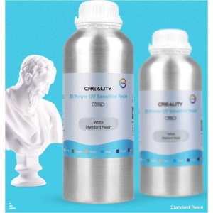 CREALITY Rasina Standard rigida fotosensibila, 500g, culoare alb, ambalaj: recipient aluminiu, compatibila cu imprimante 3D cu tehnologie LCD. - Img 2